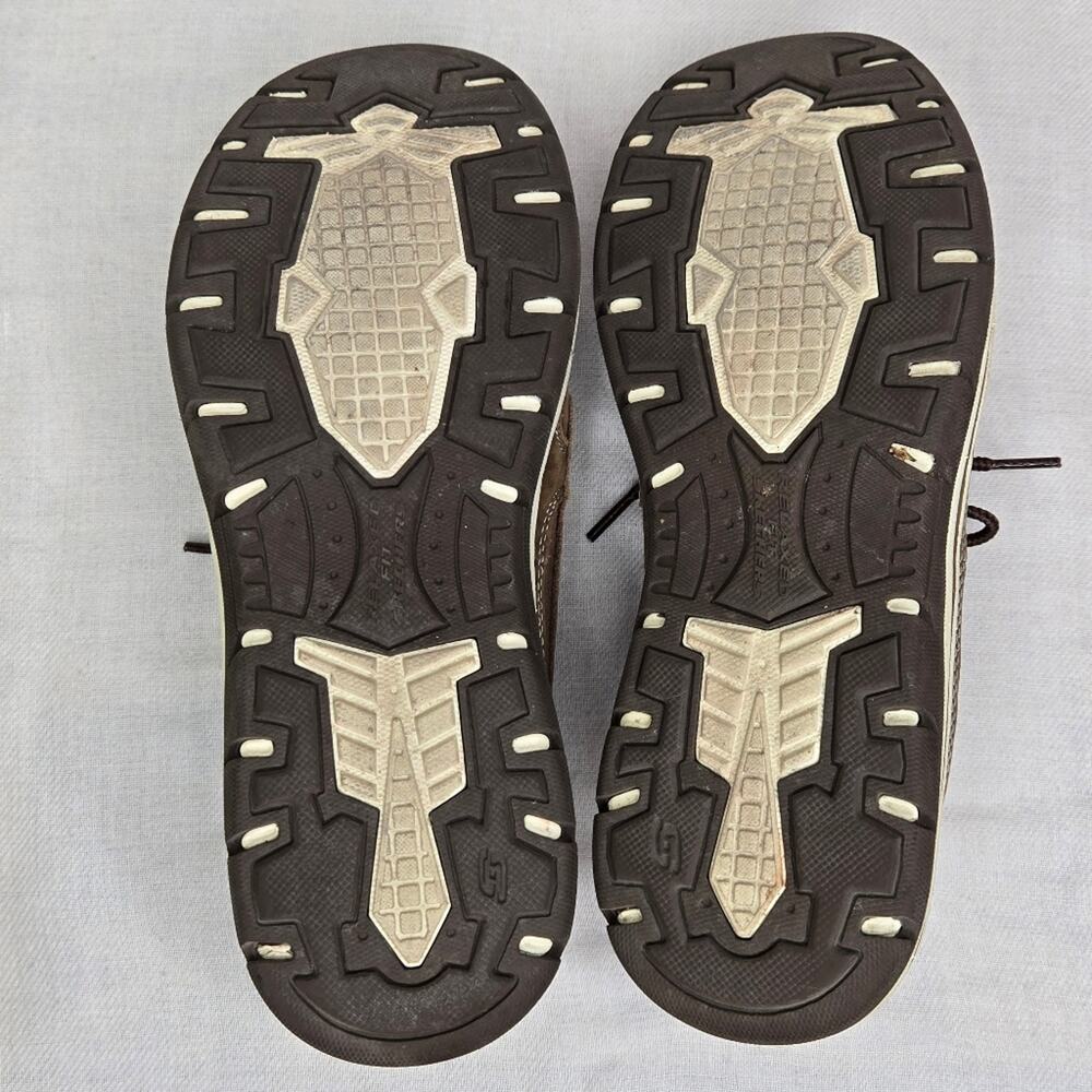 Skechers Relaxed Fit Memory Foam Men's Brown Casual Shoes USA Size 10 - Picture 8 of 11